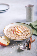 RUF Porridge Pomme Cannelle, avec flocons d'avoine entiers, fine saveur de cannelle et morceaux de pommes séchées, 400 grammes Cereale Naty Shop