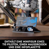 LEGO Star Wars Tie Interceptor Ultimate Collector Series Ensemble de construction créatif pour adultes Starfighter Brick Model Fan Gift Collectible Ucs Set 75382 Jeux de construction Besuche den LEGO-Store