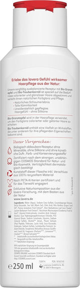 Lavera Care Shampooing Color Shine & Care, vegan, 250 ml Douche et bain Naty Shop