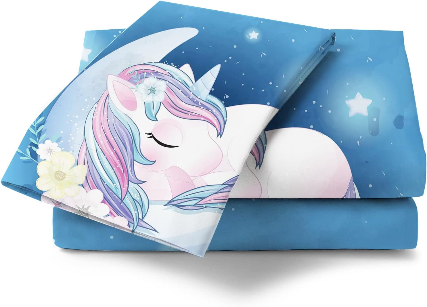 Linge de lit enfant Licorne Soft, microfibre Linge de lit - enfant Naty Shop