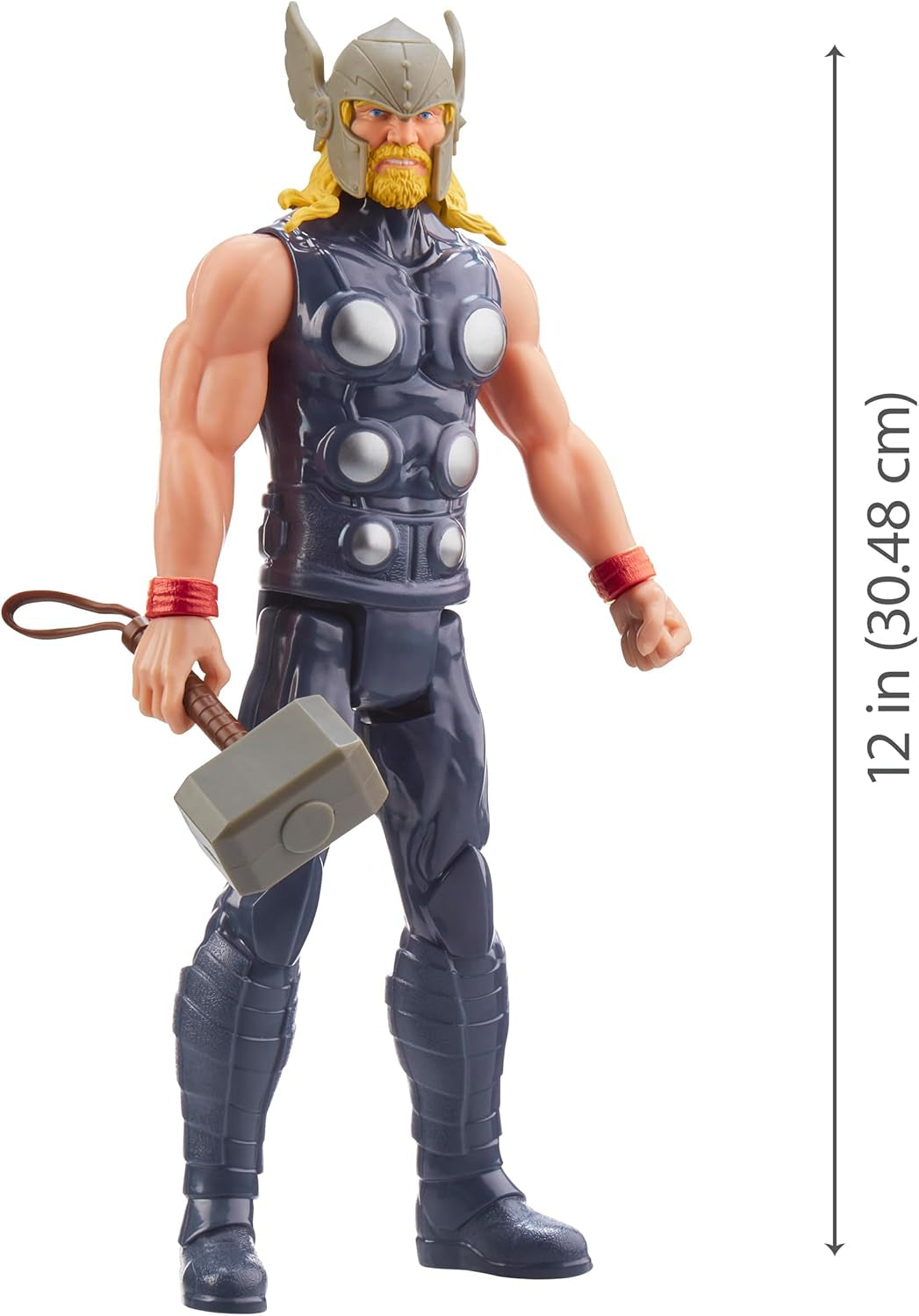 Marvel Avengers Titan Hero Series Blast Gear Thor Action Figure 30 cm Grand Jouet pour Enfants de 4 Ans et Plus Figurines Naty Shop