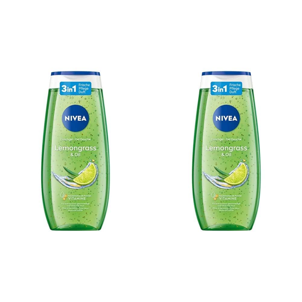 NIVEA Gel douche Citronnelle Et Huile, 250 ml Douche et bain Naty Shop 2 pièces x 250 ml