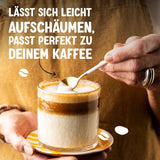 Alpro Barista Haferdrink – Zum Aufschäumen – Vegan et milchfrei – Von Natur aus lactosefrei – Riche en substances de ballast, calcium et vitamines – 8 x 1 L – Haltbar