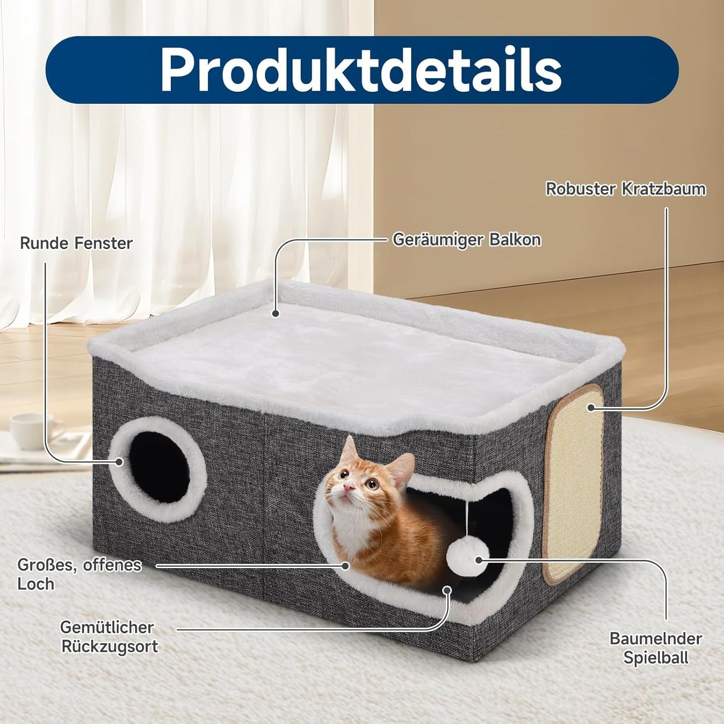Couvertures et meubles, Animaux, Grottes et maisons, Chats, Lits pour chats, Chats - lits, matelas