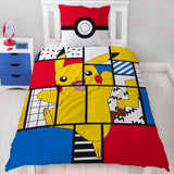 Linge de lit pour adolescents et enfants, Pikachu, 100% coton Linge de lit - enfant Naty Shop