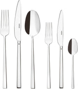 Sambonet 52562-N2 Rock inox - Ménagère monobloc inox 18/10 Cuisine Naty Shop Set 6 personnes - 36 pièces