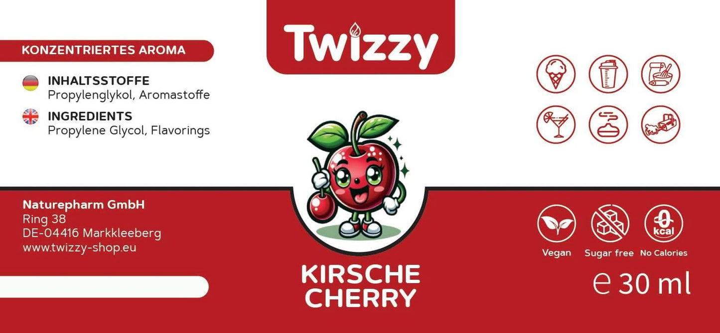 Twizzy, Arôme Concentré Cerise, 30 ml Arômes Naty Shop