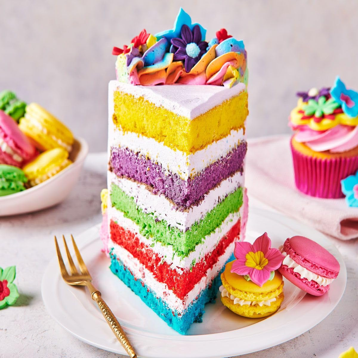 Colorant alimentaire Funcakes Gel Denim Bleu : Colorant alimentaire très concentré pour pâte, crème, fondant, pâte d'amande, pâtisseries, dosage facile, gouttes individuelles pour créer des couleurs éclatantes, Halal, 30g