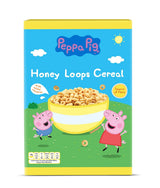 Hot Wheels Honey Loops Céréales croustillantes pour petit-déjeuner à grains entiers avec vitamines ajoutées, 1 paquet (1 x 375 g)