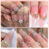 NAILGIL Vernis à ongles en gel solide, colle à ongles en gel solide, sculpture d'art d'ongle 3D avec ensemble d'outils, salon de bricolage à domicile, transparent 15G