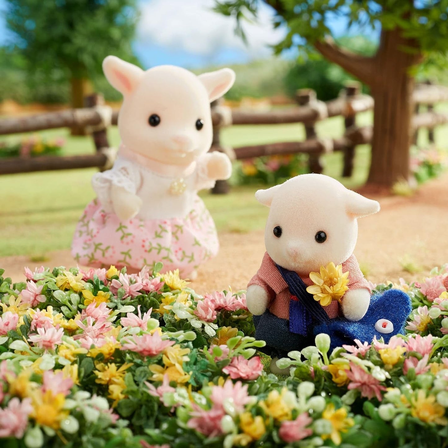 Sylvanian Families 5622 Famille de chèvres - Figurines de maison de poupée