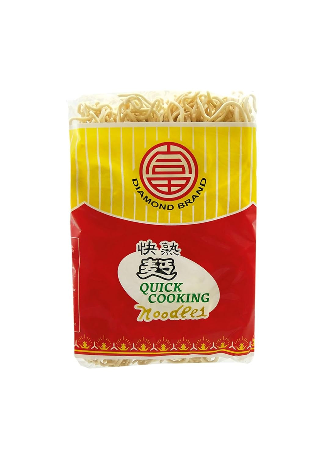 Nouilles instantanées sans œufs DIAMOND, nouilles au wok et plats d'accompagnement à la farine de blé instantanée - 4 x 500 g