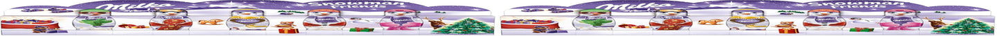 Milka Snowman Friends Alpine Milk - Mini bonhommes de neige en chocolat fin au lait alpin - 5 x 15g