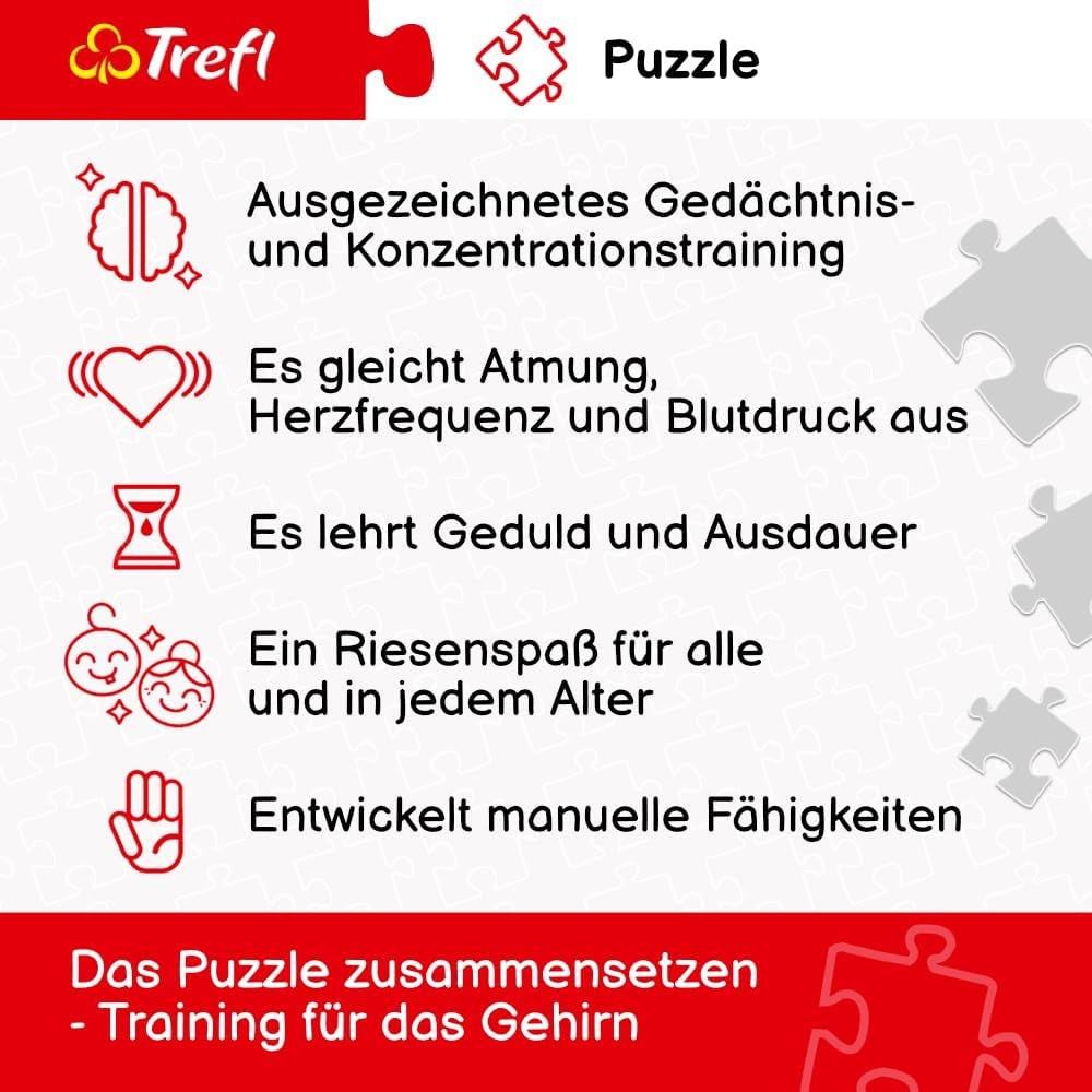 Trefl - Bora-Bora Island - Puzzle 500 pièces - Puzzle DIY avec vue sur les vacances, divertissement créatif, puzzle classique amusant pour adultes et enfants de 10 ans et plus Naty Shop