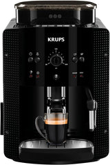 Krups Roma EA81M8 Machine à expresso 1,7 L, 3 réglages de température, 3 textures de café moulu, noir