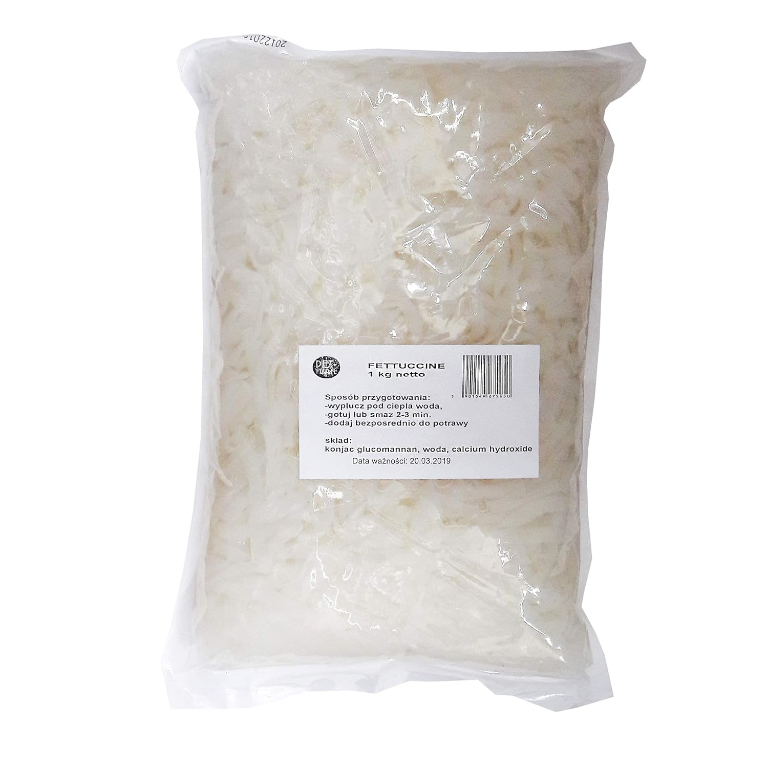 Fettuccine diététique 1000g 1kg Konjac sans sucre et sans gluten