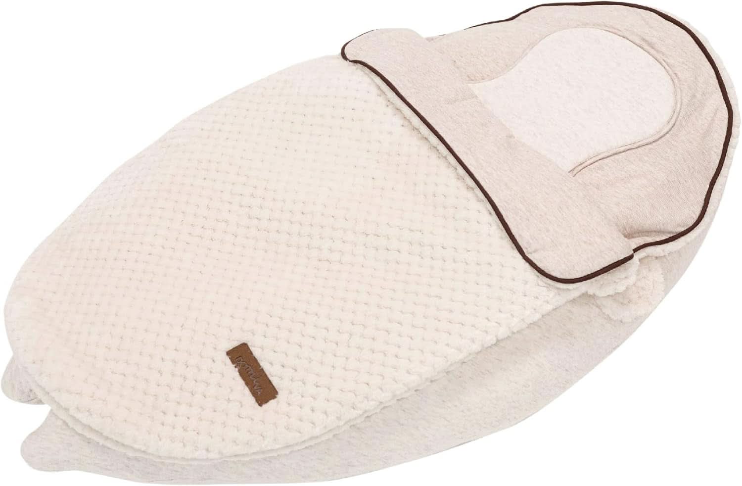 Coussin d'allaitement multifonction 4 en 1, Soft Nova, beige, oreiller simple : 202 cm, fauteuil, 40 X 75 X 22 cm Accessoires Alimentation et Allaitement Bebe Naty Shop