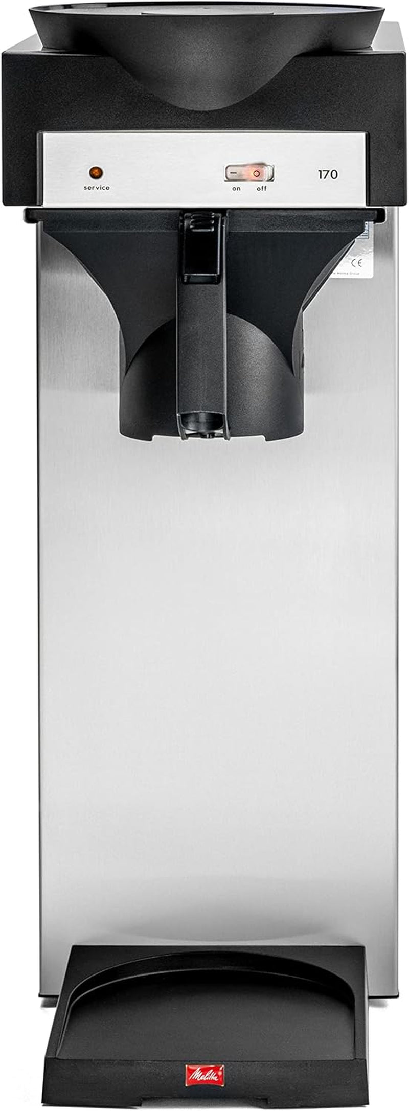 Machine à expresso professionnelle avec filtre 170 MT, carafe isotherme pour le rangement