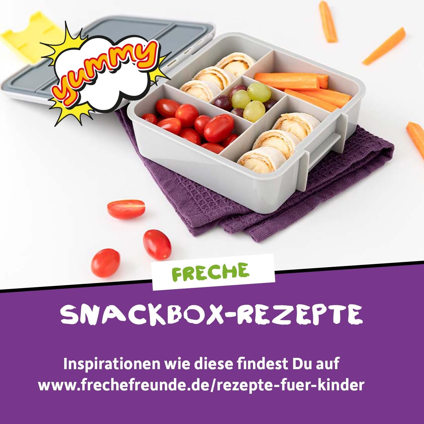 FRECHE FREUNDE KIDS, Bobs & DIKKAs Muesli croquant à la banane et au cacao, Muesli croquant au chocolat pour enfants, faible teneur en sucre, sans additifs, 100 % végétalien, 6 pièces (6 x 280 g)