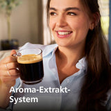 Machine à expresso automatique PHILIPS série 2200 - 2 spécialités de café, écran tactile, mousseur à lait classique, moulin en céramique, noir mat (EP2220/10)