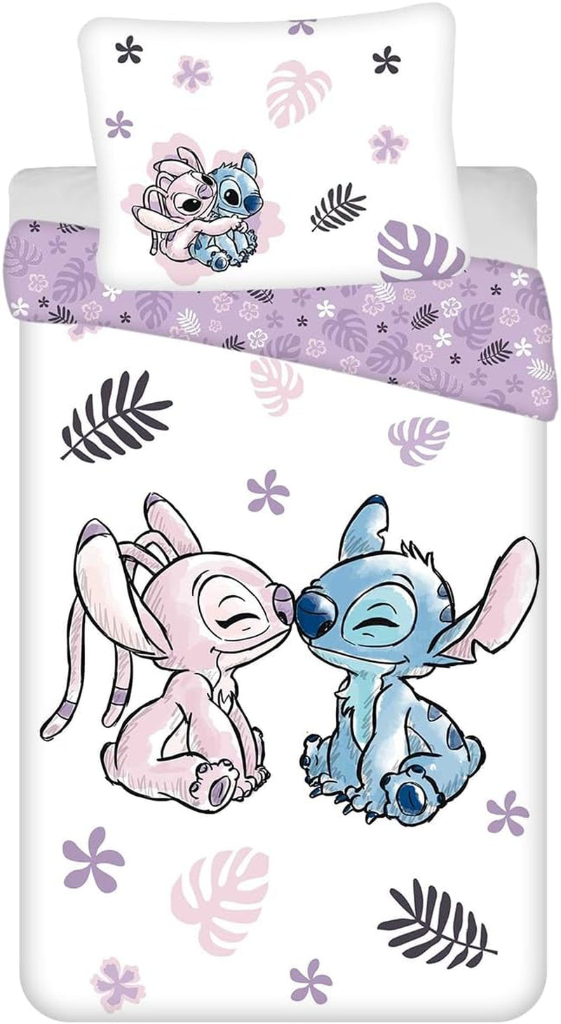 Literie réversible Disney Stitch Literie 100 % coton - Kids Naty Shop Titre par défaut