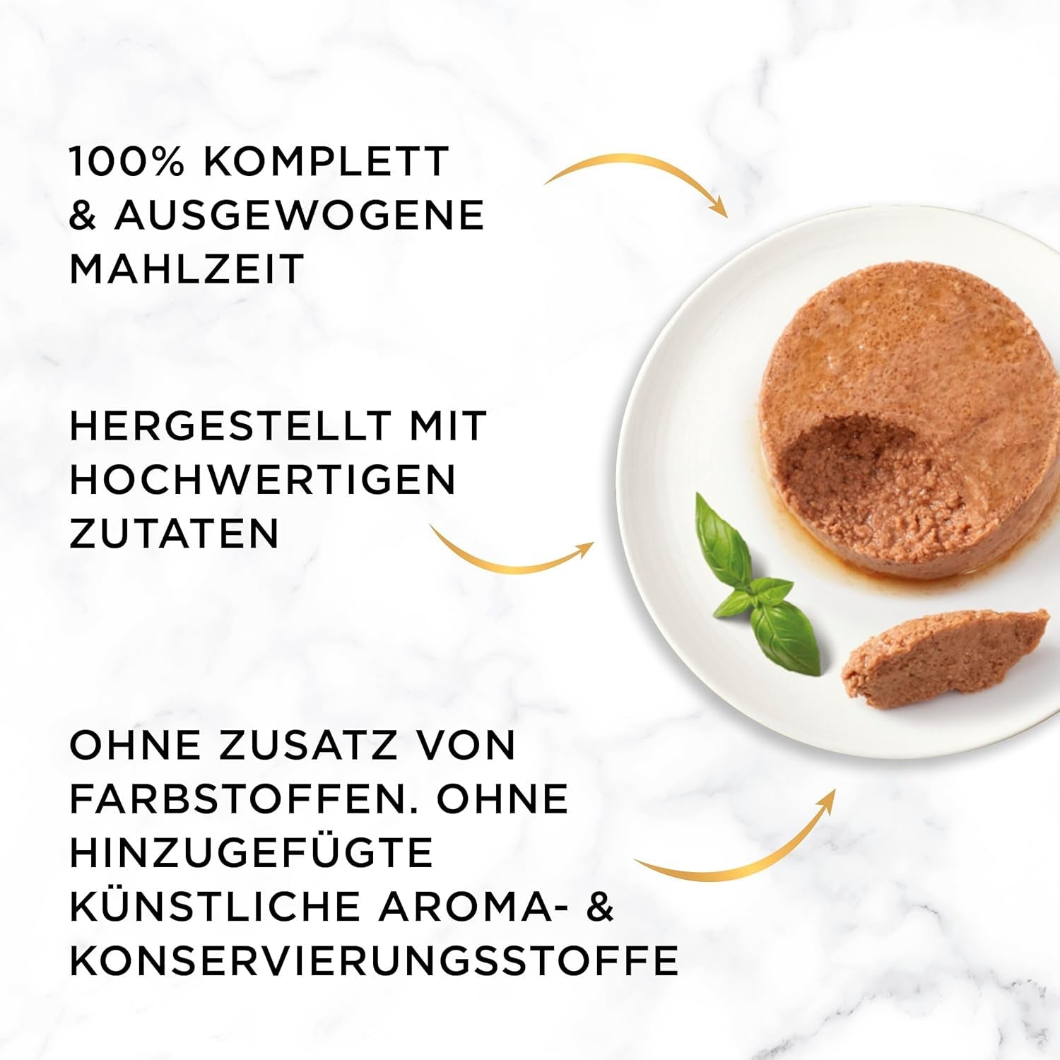 Gourmet Gold Pâte fine Katzenfutter nass, mit Huhn, 12er Pack (12 x 85g)