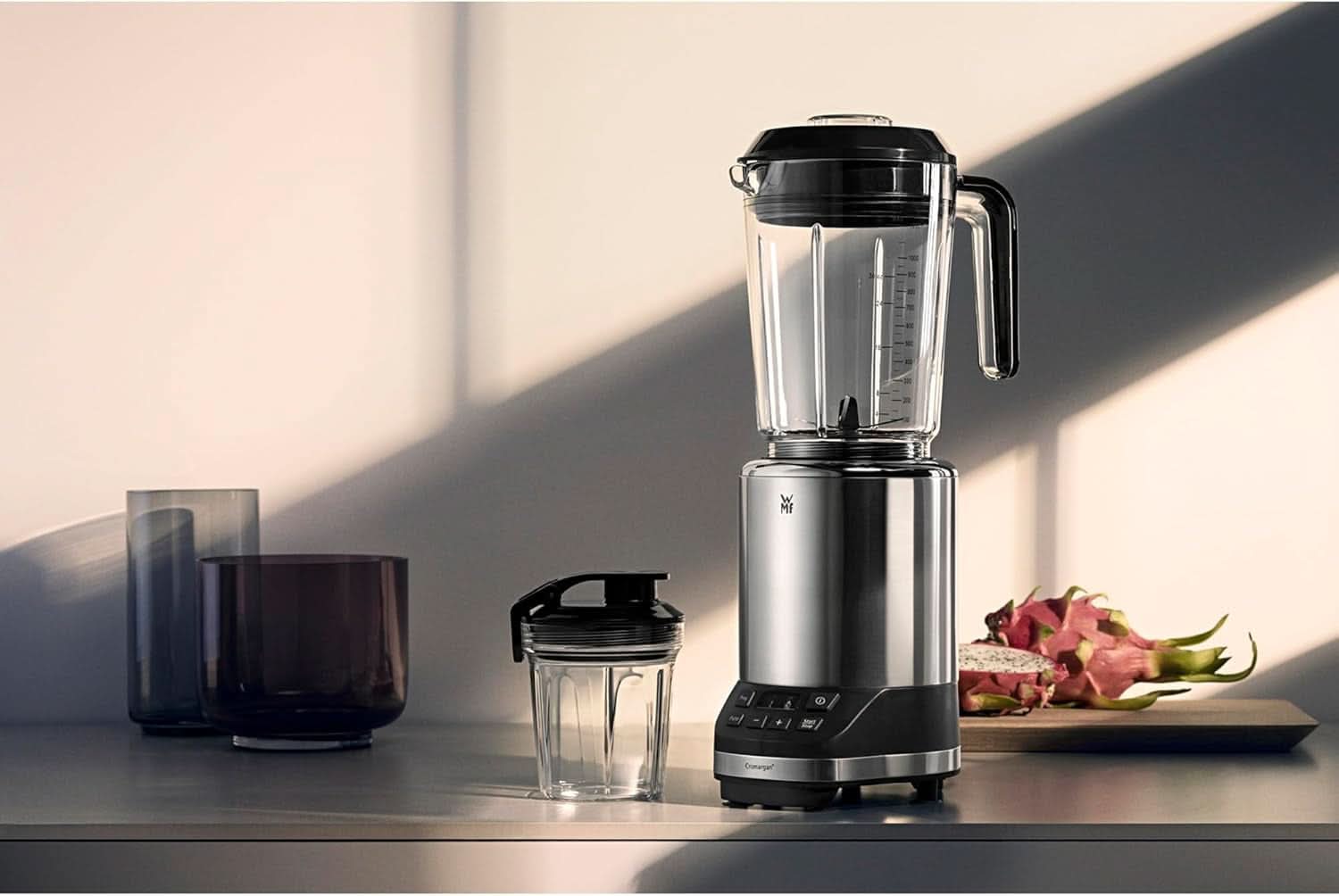WMF Kult Pro Multifunktionsmixer Hochleistungsmixer, 30 000 U/Min, Smoothie Maker, Standmixer, Ice-Crush Funktion, 4 Mixbehälter Inkl. Togo-Verschluss Cuisine Naty Shop