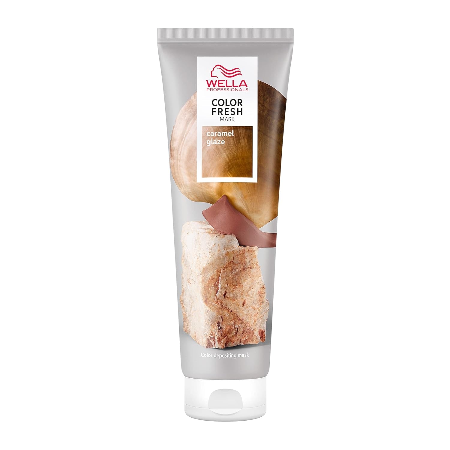 Wella Professionals Color Fresh Mask Cool Espresso - traitement pour revitaliser et changer la couleur des cheveux - teinte nourrissante à l'huile d'avocat - pour cheveux noirs et noirs - 150 ml Naty Shop Hair Mask Single 1 pièce (paquet de 1)