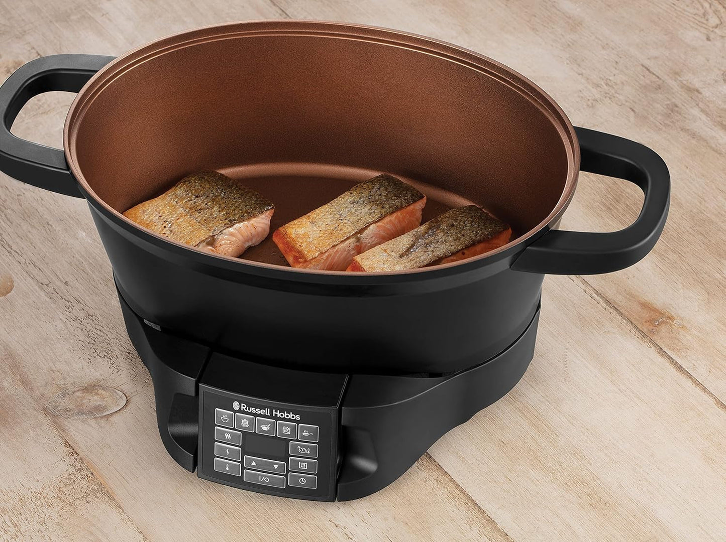 Multicuiseur Russell Hobbs 6,5L, affichage numérique, 8 fonctions de cuisson Mijoteuse Naty Shop