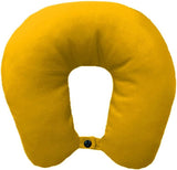 Lemos Home Oreiller cervical avec rembourrage en microfibre, oreiller de soutien du cou, oreiller de voyage confortable pour avion, voiture, bureau, idéal pour le camping, les vacances et les gadgets de voyage (vert menthe)
