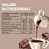 Chocolat chaud italien Cortina TARTE CHOCOLAT AMER, 15 sachets X 30 grammes Cacao et Chocolat Chaud Naty Shop