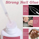 Ensemble de 240 faux ongles courts – Faux ongles artificiels naturels courts à coller – Ongles artificiels dégradés nus pour extensions d'ongles en boîte (dégradé nu)