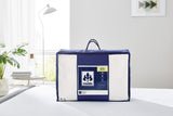 Couette Irisette Noblesse toutes saisons - Fabriquée en Allemagne - Couette avec housse pur coton, 135 X 200 Cm, certifiée Öko-Tex Couettes et couettes Naty Shop