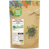 Wholefood Earth Lentilles vert foncé biologiques à la française 1 kg sans OGM | Végétalien | Riche en fibres | Riche en protéines | Certifié biologique