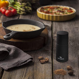 Moulin à épices Microplane noir pour noix de muscade, cannelle, fèves tonka, poivre long et autres épices sèches Broyage et broyeurs Naty Shop