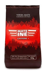 Thé Mate Caféine I Non torréfié, sans tige et sans poudre Traditionnel - Thé Mate Fort du Paraguay I Teneur en Caféine | Boisson énergisante et détoxifiante 500 G I 0,5 Kg