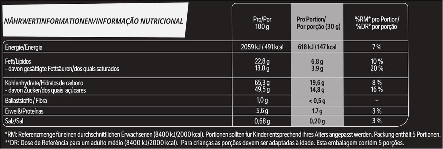 LION Tablette de chocolat Noir & Blanc, un snack au goût intense, chocolat croquant et chips croquantes, fourrage brownie, une expérience gourmande unique, 1 paquet (5 x 30g)