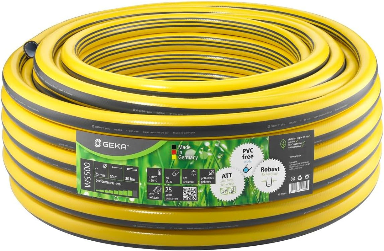 plus tuyau d'eau WS400 (longueur env. 25 mètres, construction de tuyau à 5 couches, matériaux de haute qualité, résistant à la pression et indéformable) 13.0210.9