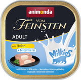 animonda Vom Feinsten Nourriture humide pour chat adulte, variété poulet, 6 x 100 g