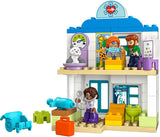 LEGO DUPLO Town Première visite chez le médecin, jouet de construction, ensemble de jeu pour promouvoir la motricité fine, cadeau pour les tout-petits de 2 ans, jouet éducatif, jeu de rôle à l'hôpital 10449 Ensembles de construction Besuche den LEGO-Store