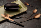 Ménagère Echtwerk Positano Due-Bronze, Black Edition, 20 pièces, 4 personnes Cuisine Naty Shop