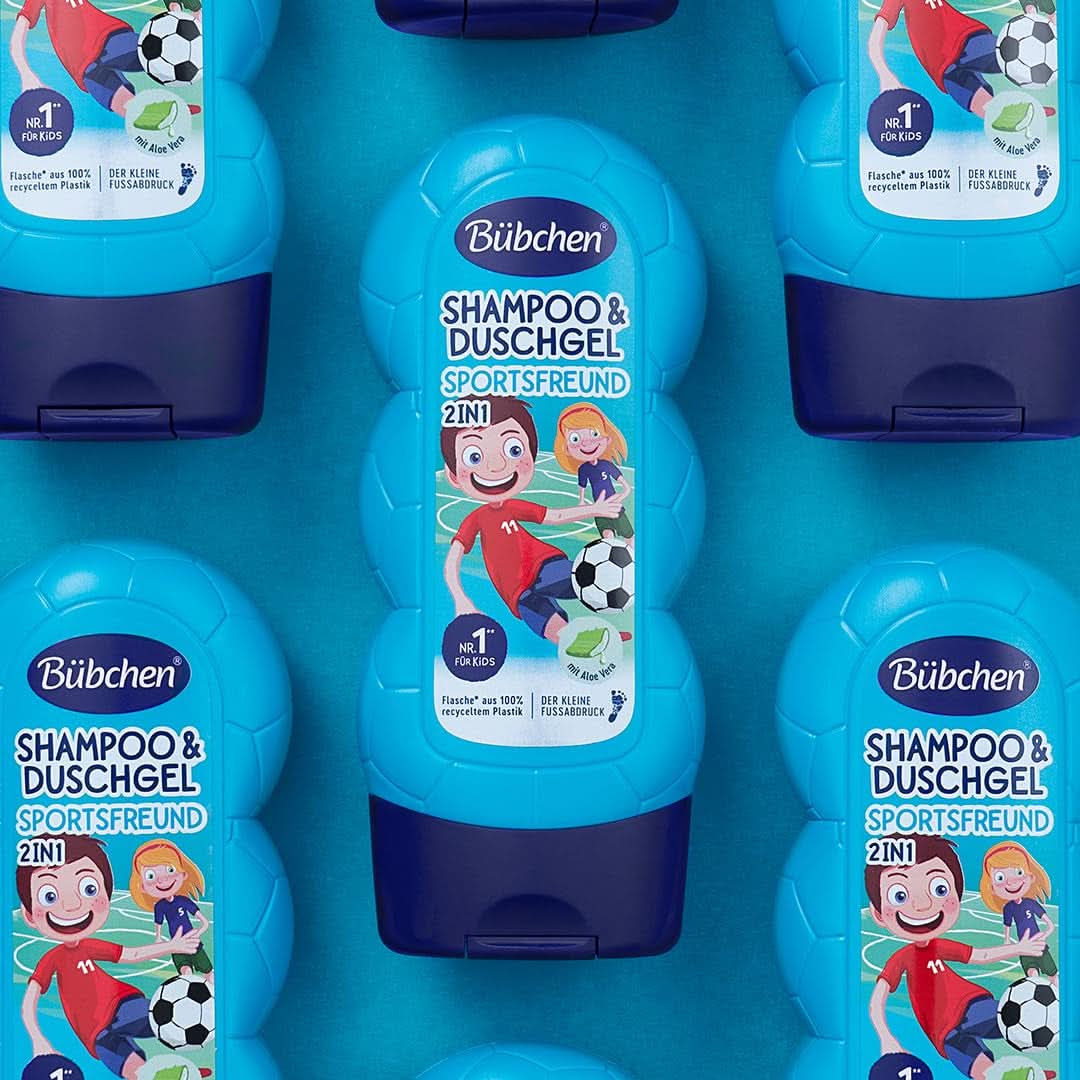 Bübchen Sportsfriend 2In1, Shampoing et gel douche, 230 ml Douche et bain Naty Shop