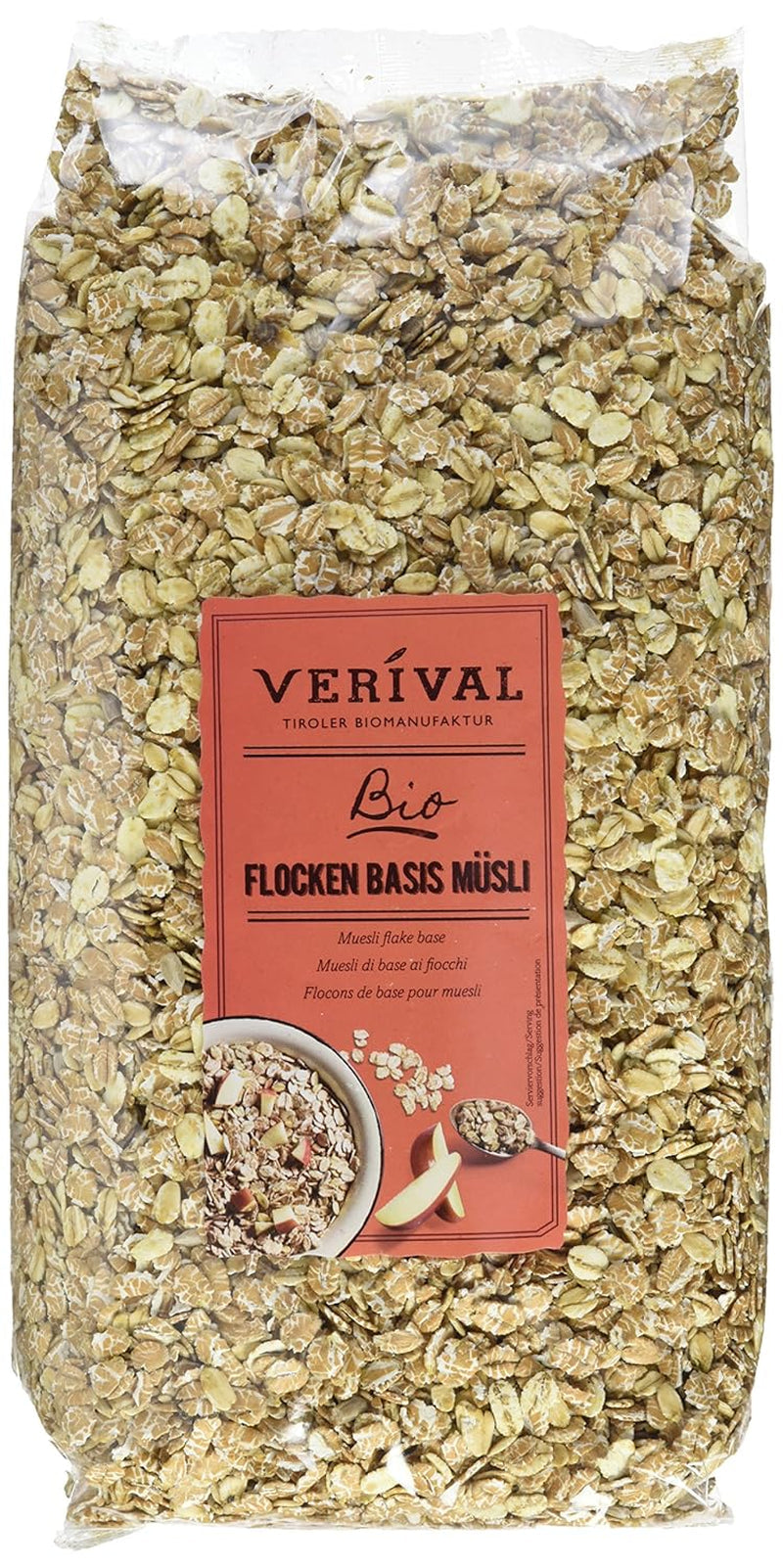 Base de muesli en flocons Verival - Bio, paquet de 6 (6 x 1 kg)