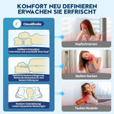 Cloudétoile Oreiller Cervical Oreiller en Mousse à Mémoire - Oreiller Orthopédique Ergonomique 2 en 1 Oreiller en Mousse Visco Oreiller de Soutien du Cou pour Dormeur Latéral Oreiller en Mousse à Mémoire Réglable en Hauteur Blanc 64X38X12cm Oreillers Cervicaux Orthopédiques Naty Shop