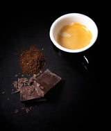 Espresso Kaffeebohnen fort 500g, Barista Kaffee schokoladig und säurearm, Espressobohnen, Bohnenkaffee mit Arabica et Robusta, crème fine, idéal pour le cappuccino