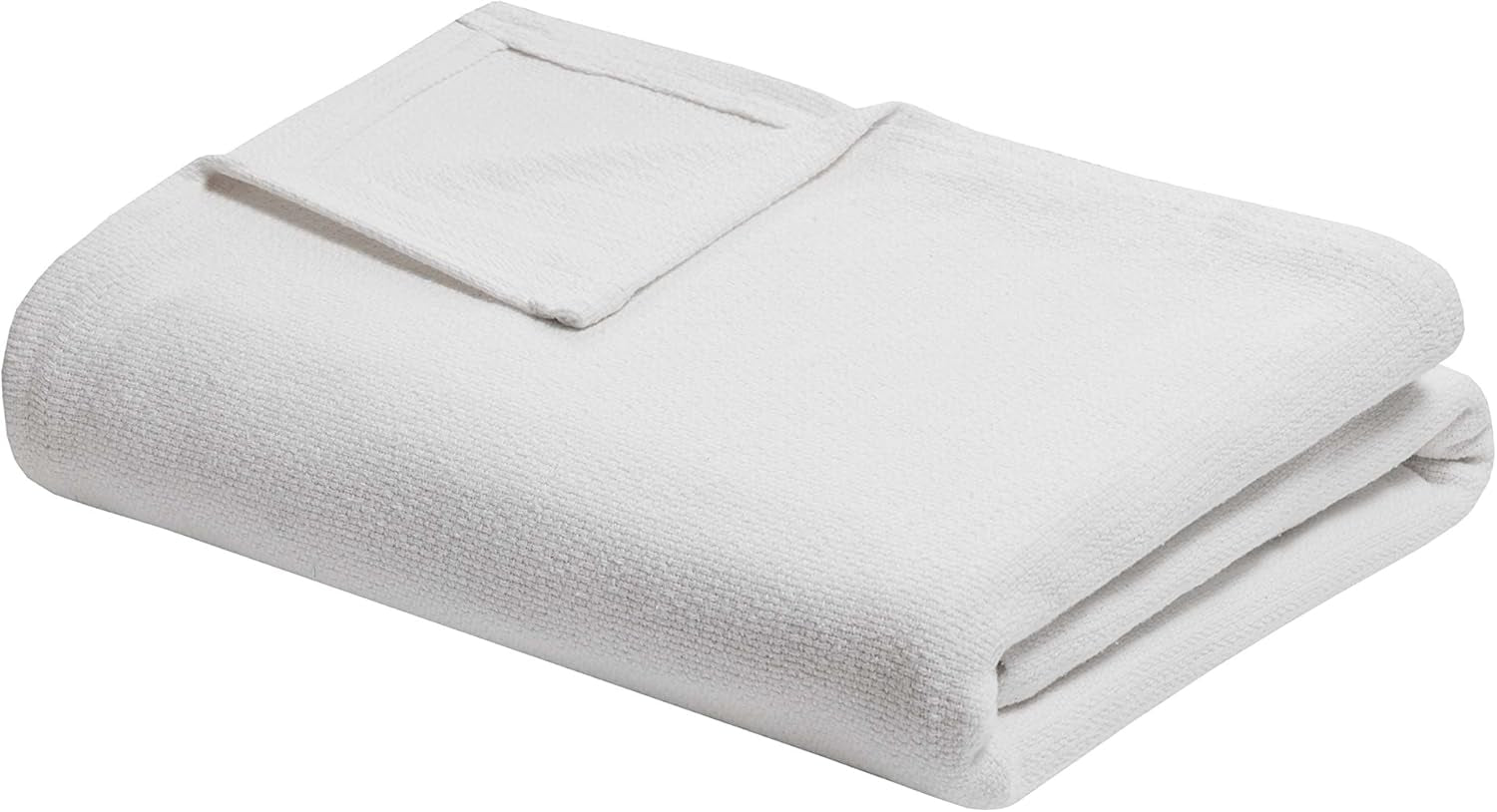 Madison Park Freshspun Wicker Twin Couverture en coton gris Lits et couvertures Madison Park King couleur crème