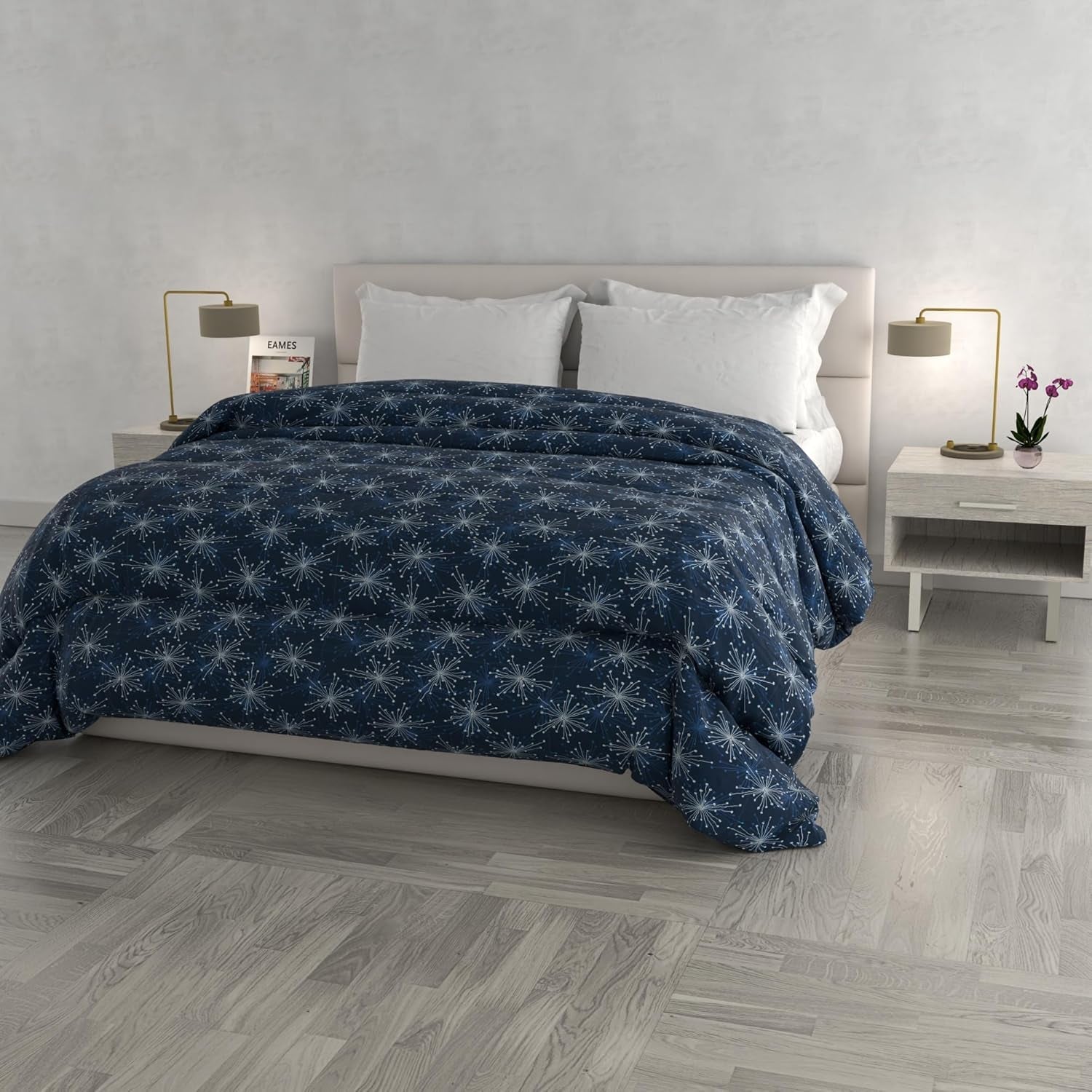 Couette d'hiver à la mode, Florence, 260X260Cm Couettes et couettes Naty Shop Fireworks 260X260Cm