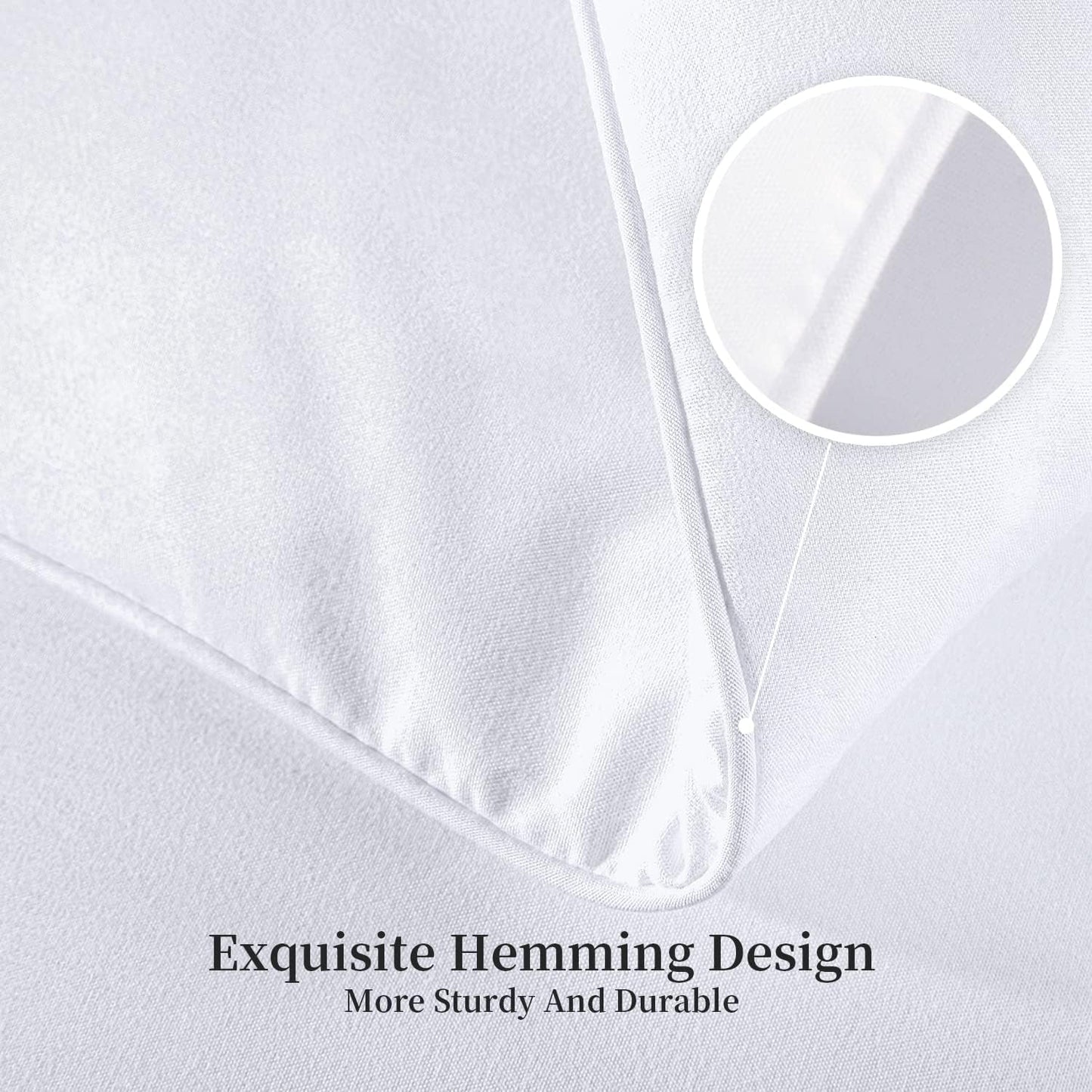 Kingsley Trend Couette alternative en duvet blanc pour toutes les saisons, toutes saisons, couette king size (2,6 m x 2,3 m), couettes et couettes douces et lavables en machine Naty Shop