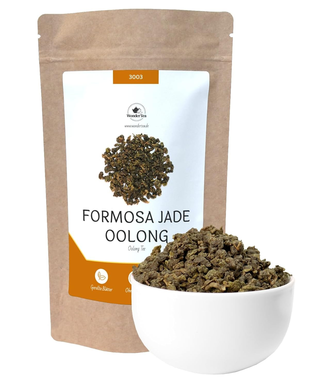 Formosa Jade Oolong, Tung Ting Jade Oolong, Thé semi-fermenté de qualité supérieure au caractère de thé vert, Thé Nantou taïwanais | Wondertea Thé Oolong Jade Formosa (100 g)