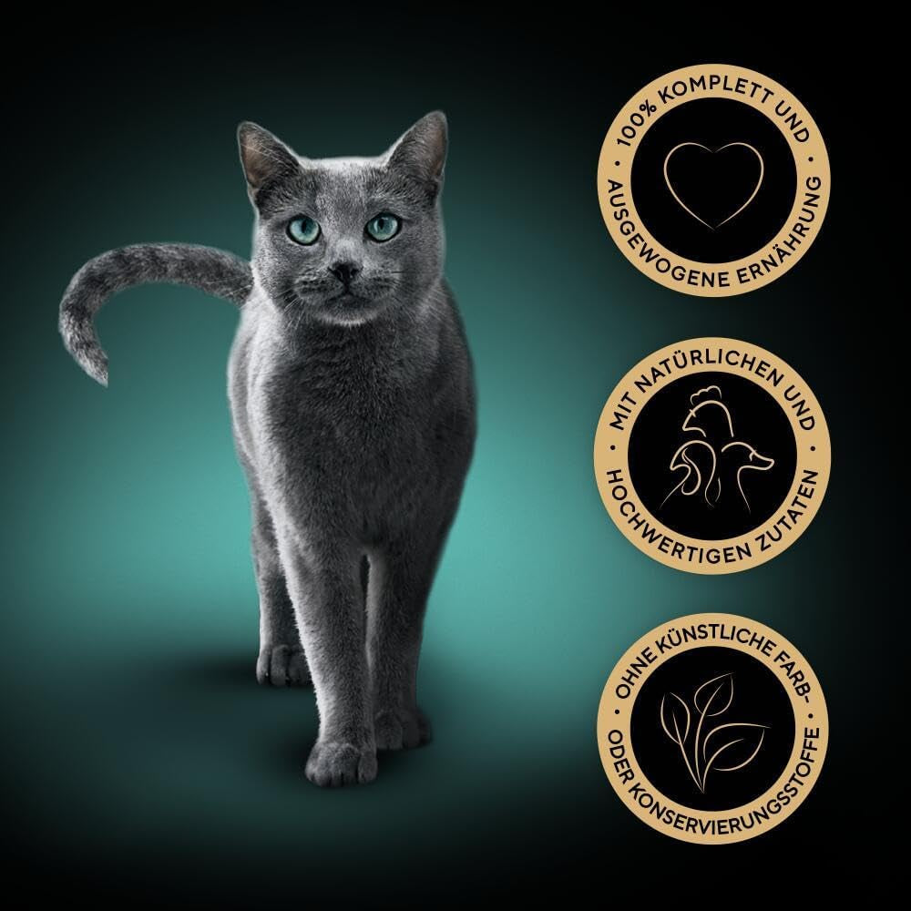 SHEBA Nourriture humide pour chat - 72 sachets x 85g - Variété de volaille en gelée - Nourriture humide pour chat - 1 grand paquet